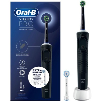 Oral B - Eltandborste Vitality Pro Black Extra Refill - 432326