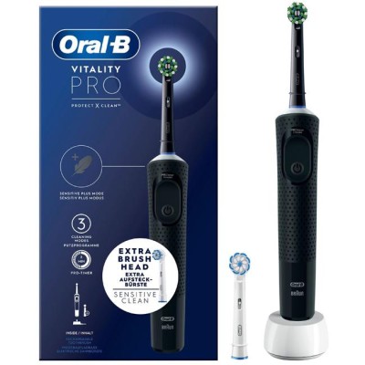 Oral B - Eltandborste Vitality Pro Black Extra Refill - 432326
