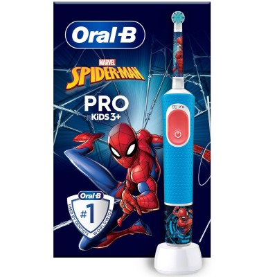 Oral B - Eltandborste Vitality Pro Kids Spiderman HBOX - A11297