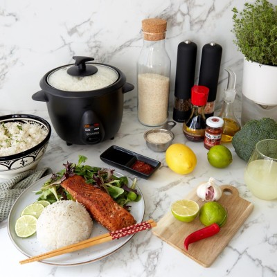 Champion - Riskokare Mini Ceramic 0,6L 300W RK400 Svart - A12339