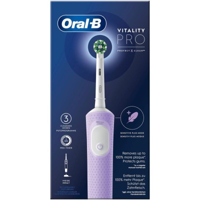 Oral B - Eltandborste Vitality Pro Lilac CA HBOX - A11295