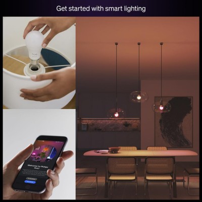 Philips Hue - Essential White and color ambiance E27 60W 806lm 3-pack - A15460