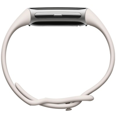 Fitbit - Charge 6 Silver Aluminum Case - A11001