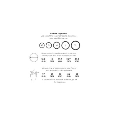 Fitpaddy - Fitring Smart Ring med Display L - A15431