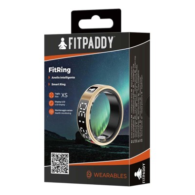 Fitpaddy - Fitring Smart Ring med Display XL - A15432