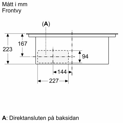 Siemens - ED611BS16E - iQ300, Induktionshäll med inbyggd fläkt, 60 cm, ramlösDesign