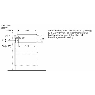 Siemens - ED611BS16E - iQ300, Induktionshäll med inbyggd fläkt, 60 cm, ramlösDesign