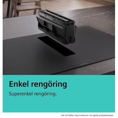 Siemens - ED751HQ26E - iQ500, Induktionshäll med inbyggd fläkt, 70 cm, ramlösDesign
