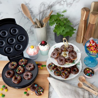 Champion - Donut Maker Ceramic 7 Munkar 700W DM400 Svart - A12981