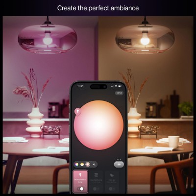 Philips Hue - Essential Startkit White and Color Ambiance 2xE27 806lm + Hue Bridge - A15463