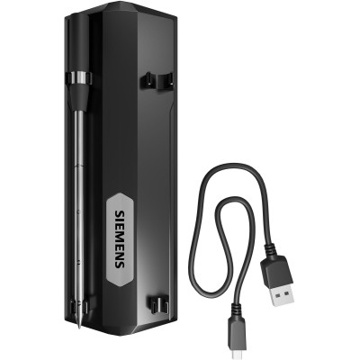 Siemens - HZ32WA00 - Trådlös stektermometer, 150 x 19 x 52 mm, ädelstål, Diskmaskinssäker, Lämplig för ugnsvagn