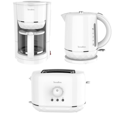 Terraillon - Frukostpaket Diamond Serie Vit - A14964