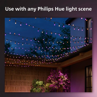 Philips Hue - Festavia ljusslinga Inom-/utomhus 250 LED 20m - A11129