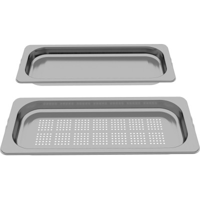 Siemens - HZ66D52 - Gastronorm bleck, 35 x 454 x 187 mm, ädelstål, Diskmaskinssäker