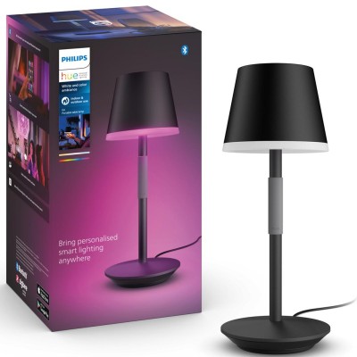 Philips Hue - Go Portabel bordslampa Svart/Mörkgrå - A10243