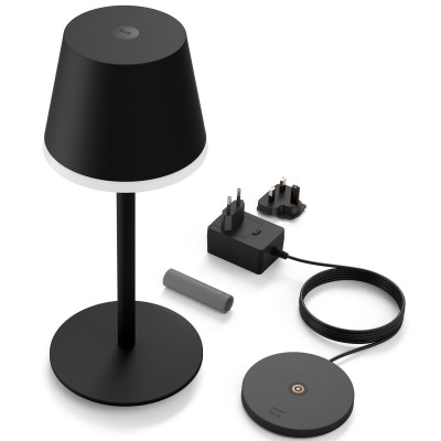 Philips Hue - Go Portabel bordslampa Svart/Mörkgrå - A10243