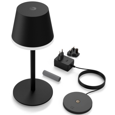 Philips Hue - Go Portabel bordslampa Svart/Mörkgrå - A10243