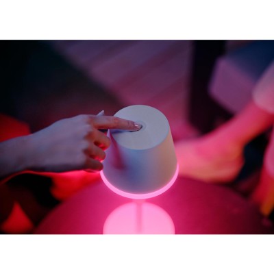 Philips Hue - Go Portabel bordslampa Vit/Salviagrön - A10244