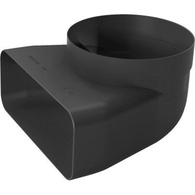 Siemens - HZ9VDSI1 - Adapterdel till fläktkanal, ⌀ 150 mm, 90 °, Övergång rund till platt