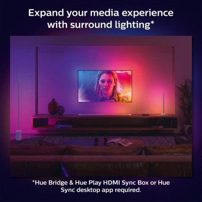 Philips Hue - Gradient Signe Golvlampa White and Color Ambiance  Vit - 915005987101