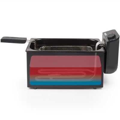 Princess - Fritös 3l  182727 Rostfritt stål. Svart - A13928