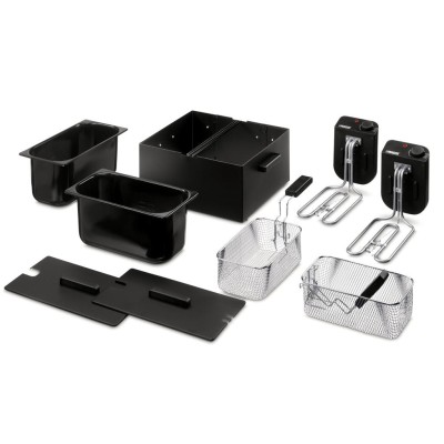 Princess - Fritös Dubbel 2x3L 2x1800W Svart - 183028