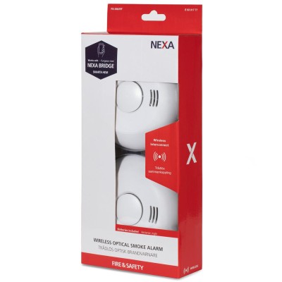 Nexa - FS-558/RF Trådlös brandvarnare 433 MHz 2-pack - 13216