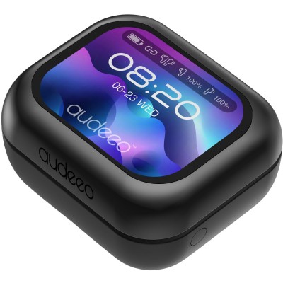 Audeeo - Hörlurar In-Ear TWS ANC ENC Screen Prism Svart - A15985