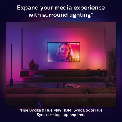 Philips Hue - Gradient Signe Golvlampa White and Color Ambiance  Svart - 915005987201