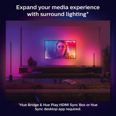 Philips Hue - Gradient Signe Golvlampa White and Color Ambiance  Svart - 915005987201