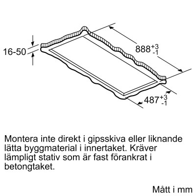 Siemens - LR97CAQ50 - iQ500, Takfläkt, 90 cm, Rostfritt stål
