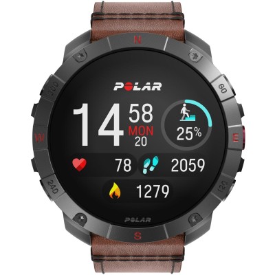 Polar - Grit X2 Pro TI LTHR BRNZ M/L - A14336