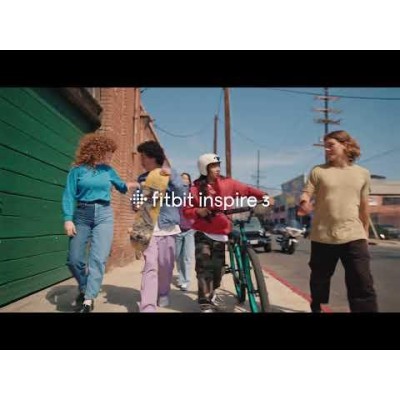 Fitbit - Inspire 3, Black/Midnight Zen - FB424BKBK