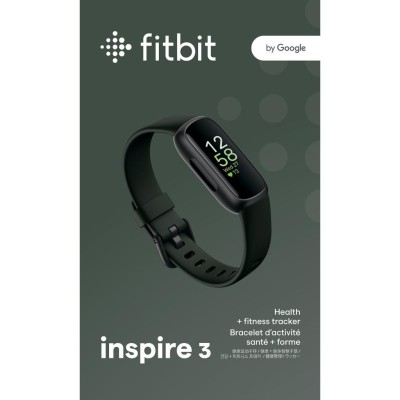 Fitbit - Inspire 3, Black/Midnight Zen - FB424BKBK