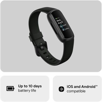 Fitbit - Inspire 3, Black/Midnight Zen - FB424BKBK