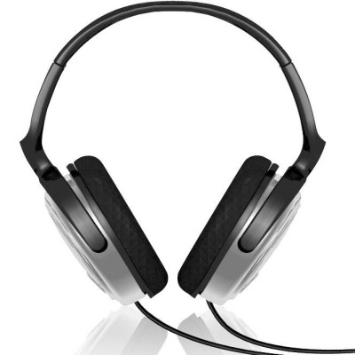 Philips - Hörlurar Over-Ear TV/Stereo Lång kabel volymkontroll SHP2500/12 Grå/Svart - SHP2500/10