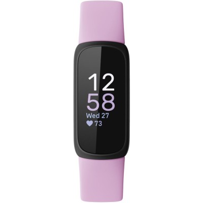Fitbit - Inspire 3, Black/Lilac Bliss - FB424BKLV