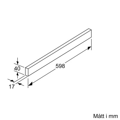 Siemens - LZ46551 - Grepplist, Rostfritt stål