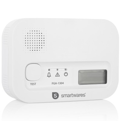 Smartwares - Kolmonoxidlarm 10 års-sensor - FGA-13041