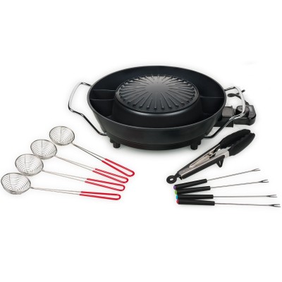 Tristar - Koreansk grill PZ-9131 Elektrisk Hot Pot Ø 24 cm 1800W 3l - A13483