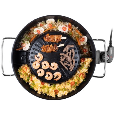 Tristar - Koreansk grill PZ-9131 Elektrisk Hot Pot Ø 24 cm 1800W 3l - A13483