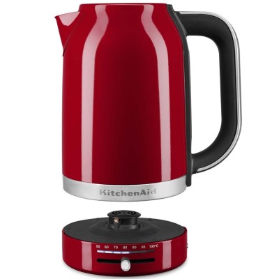 KitchenAid - Vattenkokare 1,7L med Temp kontroll Empire Röd - A15835