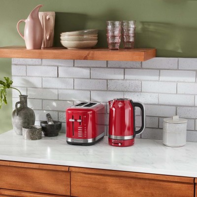 KitchenAid - Vattenkokare 1,7L med Temp kontroll Empire Röd - A15835