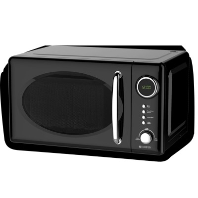 Champion - Mikrovågsugn Retro 20L 700W MW025 Svart - CHMW025