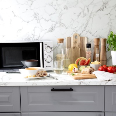 Champion - Mikrovågsugn 20L 700W MW212 Vit - CHMW212