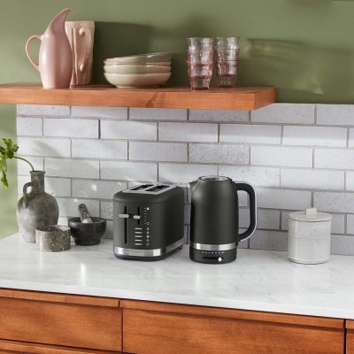 KitchenAid - Vattenkokare 1,7L med Temp Kontroll Iron Black 5KEK1701EBK - A15837