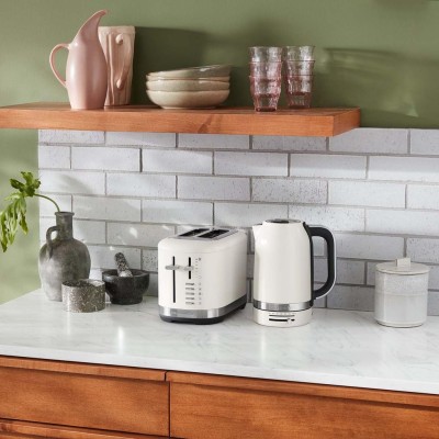 KitchenAid - Vattenkokare 1,7l med Temp Kontroll Porcelain 5KEK1701EPL - A15836