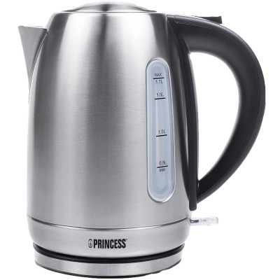 Princess - Vattenkokare 1,7l Rostfri 2200Watt 0,7m sladd - A13345