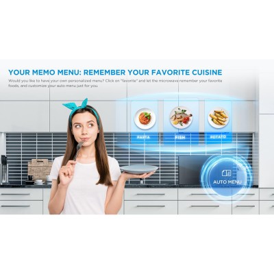 Midea - Mikrovågsugn med Grill 20L 700/1000W - A14326