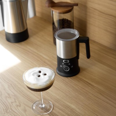 C3 - Mjölkskummare Design 240ml/115ml MF700 Borstad Rostfri stål - A15019